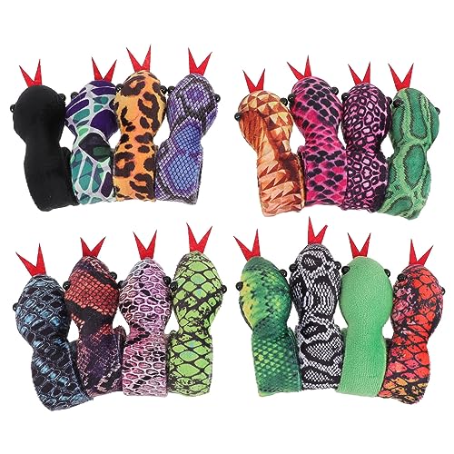 ERINGOGO 16stücke Schlangen Armband Modellierung Slap Armbänder Für Junge Mädchen Jungen Tierarmband Partygeschenke Geburtstagsarmbänder Kinderarmbandspielzeug Schlagarmbänder Schlagarmband von ERINGOGO