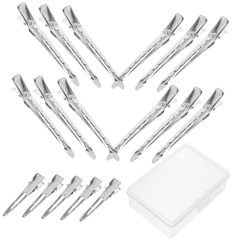 ERINGOGO 17stücke Teiliges Metall-haarclips Alligator-haarspangen Für Friseure Rutschfeste Haarstyling-zubehör Mit Aufbewahrungsbox Für Und Mädchen von ERINGOGO