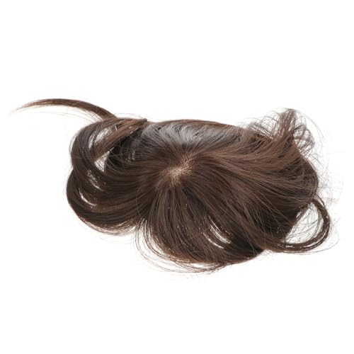 ERINGOGO 1stück Clip in Französische Haarverlängerungen Für Damen Unsichtbare Luft- - Kaltbraun Anbringen Für Alltag Partys Oder Cosplay von ERINGOGO