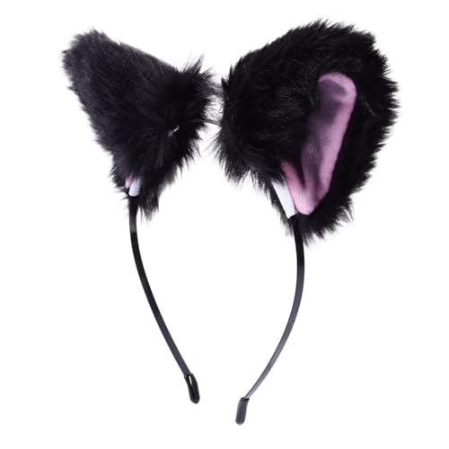 ERINGOGO Ohr Haarreif Entzückendes Mädchen Stirnband Kreativer Ohr Kopfschmuck Haar Accessoire Plüsch Material Tierohr Form Cosplay Geburtstag Fest Weihnachten Freund Familie Party von ERINGOGO