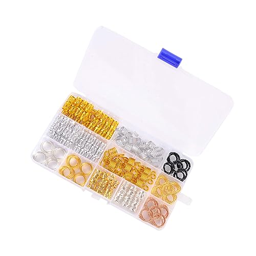 ERINGOGO 1satz Haarschmuck Für Dreadlocks Und Zöpfe Haarschmuck Ringe Langlebige Haartuben Für Kreative Frisuren Für Festivals Partys Und Street Photography von ERINGOGO