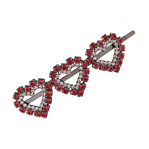 ERINGOGO 1stück Herz Haarklammer Mit Strass Elegante Haarspange Für Besondere Anlässe Modisches Zubehör Für Damen Für Hochzeiten Partys Und Alltag von ERINGOGO