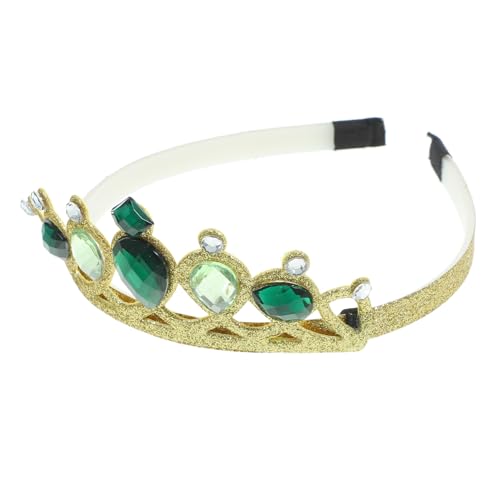 ERINGOGO 1stück Party Krone Für Mädchen Glitzernde Junge Mädchen Tiara Für Feiern Fotoshootings Und Besondere Anlässe Bequem Und Leicht Zu Tragen Goldene Strass-details von ERINGOGO