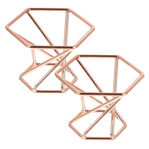ERINGOGO 2 STÜCK Powder Puff Halter Rosegold Stilvoller Make Up Schwamm Ständer Schnelltrocknend Langlebig Platzsparend Geeignet für Frauen und Mädchen Kosmetik Puderquaste Aufbewahrung von ERINGOGO