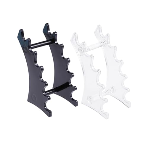 ERINGOGO 2 Stück Acryl Display Ständer für und Make Up Pinsel Organizer Transparenter Schwarzer Stifthalter mit Schräger Form Platzsparend und Vielseitig für Kosmetik und Büro ERINGOGO 2 Stück Acryl Display Ständer für und Make Up Pinsel Organizer Transparenter Schwarzer Stifthalter mit Schräger Form Platzsparend und Vielseitig für Kosmetik und Büro von ERINGOGO