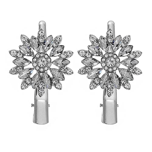 ERINGOGO 2 Stück Blumen Haarklammer für Damen Haarspangen für Verschiedene Anlässe Haarstyling Zubehör für Festliche Events und Alltag von ERINGOGO