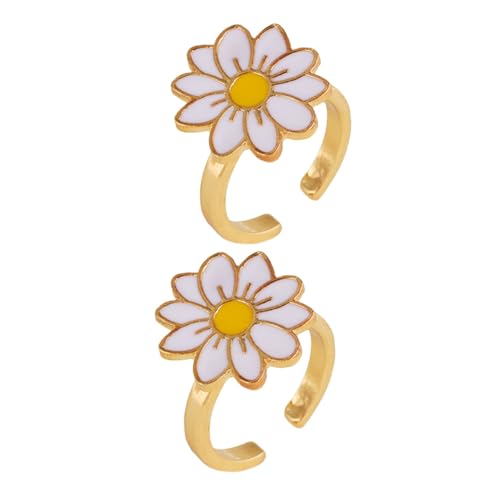 ERINGOGO 2 Stück Drehbare Ringe zum Stressabbau Leichte Fidget Ringe aus Lustiges Tragbares Angstlinderungs Schmuckstück für Unterwegs ERINGOGO 2 Stück Drehbare Ringe zum Stressabbau Leichte Fidget Ringe aus Lustiges Tragbares Angstlinderungs Schmuckstück für Unterwegs von ERINGOGO