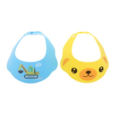 ERINGOGO 2 Stück Duschhaube Haarwaschhaube Hut Für Babys Dusche Haarwaschabdeckung Duschhut Für Badevisier Für Babys Haarwaschhaube Säuglingshüte Eva von ERINGOGO