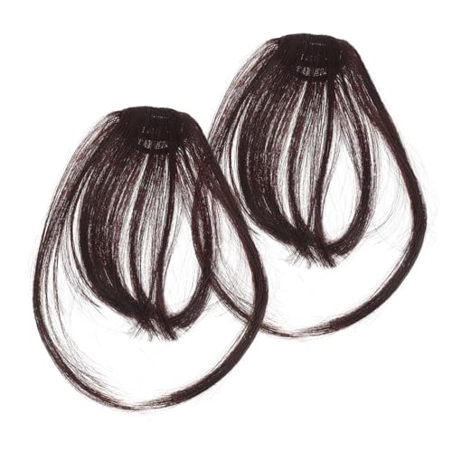 ERINGOGO 2stücke Fake Haarteile Für Damen Unsichtbare Natürliche Haarsträhnen Extensions Mit Seitlichem Design Für Vielseitige Frisuren Und Anlässe von ERINGOGO