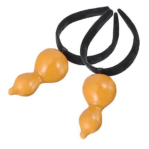 ERINGOGO 2 Stück Lustiges Gemüse Haarband Gourd Design Bequemes Leichtes Party Accessoire für Festival Neujahrsfeier Geeignet für Erwachsene von ERINGOGO