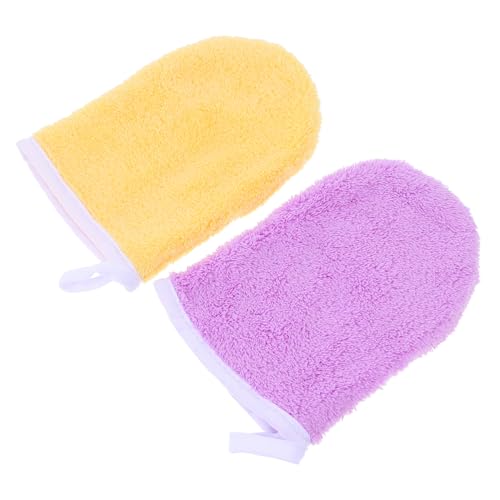 ERINGOGO 2 Stück Makeup Entferner Handschuhe Mikrofaser Gesichtshandschuhe Wiederverwendbar Weich Atmungsaktiv Für Hauttypen Sanfte Chemikalien ERINGOGO 2 Stück Makeup Entferner Handschuhe Mikrofaser Gesichtshandschuhe Wiederverwendbar Weich Atmungsaktiv Für Hauttypen Sanfte Chemikalien von ERINGOGO