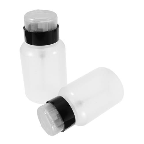 ERINGOGO 2 Stück Multifunktionale Pumpflaschen für Nagellackentferner und Make Up Entferner Kompakt Nachfüllbar Praktische Pressflasche für Präzise Dosierung Robustes Material für Beauty von ERINGOGO
