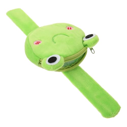 ERINGOGO 2 Stück Niedliche Slap Wristbands mit Münzfach Leichte Party Armbänder für Hautfreundlich Vielseitig Partygeschenk Geeignet Grün von ERINGOGO
