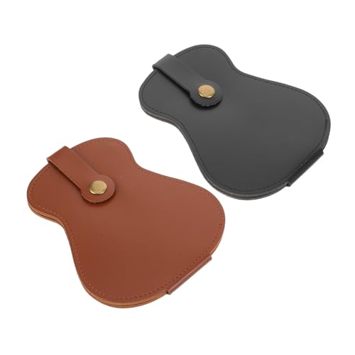 ERINGOGO 2 Stück PU Leder Gitarrenplektren Halter Fach Pick Organizer Tasche für Akustik Gitarre Bass Ukulele Banjo Kompakt Leicht Vielseitig Praktisch ERINGOGO 2 Stück PU Leder Gitarrenplektren Halter Fach Pick Organizer Tasche für Akustik Gitarre Bass Ukulele Banjo Kompakt Leicht Vielseitig Praktisch von ERINGOGO