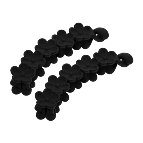 ERINGOGO 2 Stück Rutsch Kleine Haarklammern mit Blüten Dekor Langlebig Vielseitig für Damen Eleganter Minimalistischer Haarschmuck für Ponytails Arbeit Alltag und Besondere Anlässe von ERINGOGO