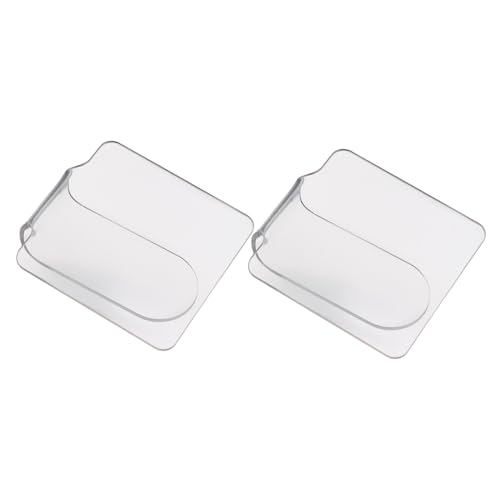 ERINGOGO 2 Stück Teiliges Acryl Make Up Palette mit Transparentem Design Langlebig und Wiederverwendbar Ergonomischer Daumengriff für Einfaches Mischen von Foundation Lidschatten und von ERINGOGO