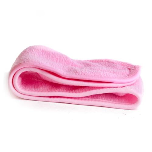 ERINGOGO 2 Stück Teiliges Damen Haarwickel Rosa Waschgesicht Stirnband Turban Mütze Leichtes Weiches Fasermaterial für Yoga Sport Zuhause Schützt Haare vor Nässe bei Gesichtsreinigung und von ERINGOGO