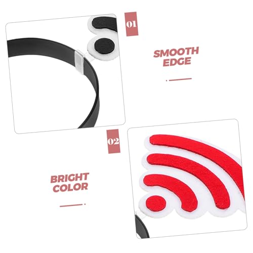 ERINGOGO 2 Stück Teiliges Wlan Stirnband Lustiges Party Haarreif aus Leichtem Langlebigem Material Wiederverwendbar Bequemes Stoffdesign Geeignet für Halloween Cinco De Mayo und von ERINGOGO