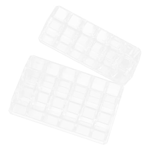 ERINGOGO 2 Stück Transparente Lippenstift Aufbewahrungsbox Teilig Fächern Kosmetik Organizer für Lippenstift und Lipgloss Platzsparender Stabiler Make Up Halter für Badezimmer und ERINGOGO 2 Stück Transparente Lippenstift Aufbewahrungsbox Teilig Fächern Kosmetik Organizer für Lippenstift und Lipgloss Platzsparender Stabiler Make Up Halter für Badezimmer und von ERINGOGO