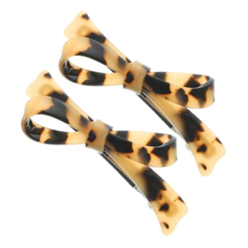 ERINGOGO 2 Stück Vintage Haarklammer Federnder Haarschmuck mit Schleifen design Stabile Haarspangen für Dickes Haar Komfortabel und Sicher für Damen und Bräute Praktische Frisurenhilfe von ERINGOGO