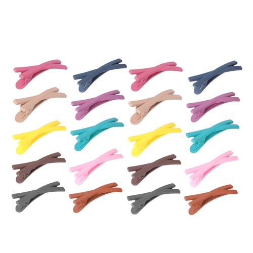 ERINGOGO 20 Stück Teiliges Mattes Haarklammer Mädchen und Frauen Bunte Rutschfeste Haarspangen mit Kreuzdesign Umweltfreundlich Vielseitig für Schule Party Geburtstag und Alltag Geeignet von ERINGOGO