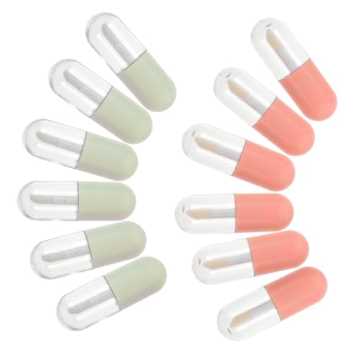 ERINGOGO 20 Stück Teiliges Nachfüllbare Lippenbalsambehälter und Lipgloss Tubes für Frauen Transparente Auslaufsichere Lippenöl und Lipgloss Hülsen für Reisen und Einfache Farbkontrolle von ERINGOGO