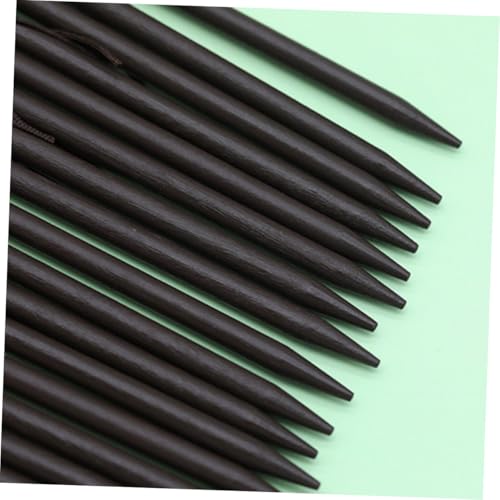 ERINGOGO 20 Stück Teiliges No Hole Holz Haarnadeln zum Basteln Einfache Runde Holzstifte DIY Haarspangen Zubehör für Elegante Frisuren Traditionelles Design für Damen Vielseitig Verwendbar von ERINGOGO