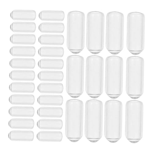 ERINGOGO 200 Stück Teiliges Stirnband Endkappen Weiche Gummiabdeckungen Komfortable und Hautfreundliche Stirnbandspitzen Transparent Innendurchmesser für DIY Haarbänder Ersatz und von ERINGOGO