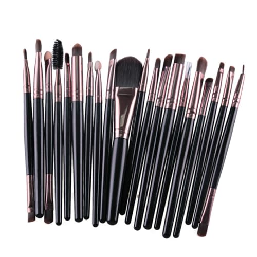 ERINGOGO 20stücke Teiliges Makeup Pinselset Für Professionelles Make-up Hochwertige Kosmetikpinsel Für Foundation Puder Und Lidschatten Für Präzises Auftragen Und Konturieren Tragbar von ERINGOGO