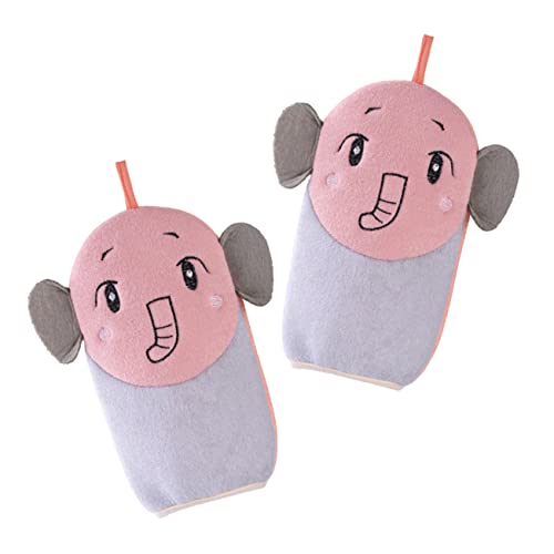 ERINGOGO 2stücke Mädchen-badewäsche-handschuhe Doppelseitige Körper-reinigungs-handschuhe Für Sanftes Peeling Und Hautpflege Für Dusche Baden von ERINGOGO