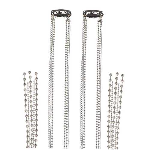 ERINGOGO 2stücke Teiliges Haarschmuck Ketten Und Quasten Für Zöpfe Langlebige Haarspangen Modische Haaraccessoires Für Damen Für Kreative Frisuren Und Tägliche Stylings von ERINGOGO