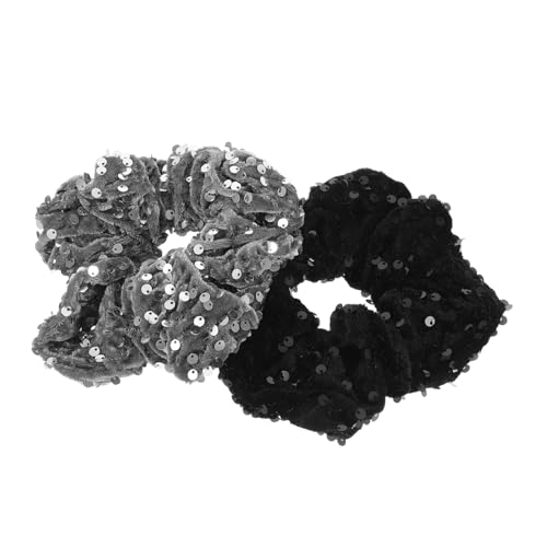 ERINGOGO 2stücke Elastische Haargummis Für Damen Mit Pailletten Haargummis Zum Pferdeschwanz Binden Für Mädchen Haar-accessoires ERINGOGO 2stücke Elastische Haargummis Für Damen Mit Pailletten Haargummis Zum Pferdeschwanz Binden Für Mädchen Haar-accessoires von ERINGOGO