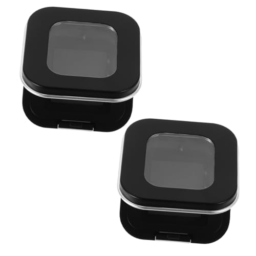 ERINGOGO 2stücke Magnetische Make-up-puderbox Leere Nachfüllbare Kosmetikpalette Für Lidschatten Blush Und Highlighter Tragbar Für Reisen Mini-puderbehälter Für Einfaches Aufbewahren von ERINGOGO
