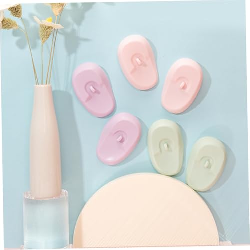 ERINGOGO 3 Paare Silikon Ohrenschutz für Haarefärben Weiche Wiederverwendbare Ohrschützer in Pastellfarben Ergonomisch Geformt Bequemes Tragen für Damen und Herren für den Salon und von ERINGOGO