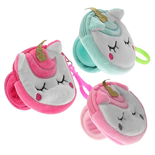 ERINGOGO 3 Stück Einhorn Snap Armbänder Verstellbare Handgelenkarmbänder für Modisches Accessoire und Praktische Geldbörse für Unterwegs aus Hautfreundlichem für Partys und von ERINGOGO