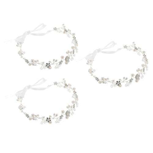 ERINGOGO 3 Stück Luxuriöses Braut-haarband mit Funkelnden Strasssteinen Verstellbar und Langlebig Eleganter Haarschmuck für Frauen und Mädchen für Hochzeit Party und Festliche Anlässe von ERINGOGO