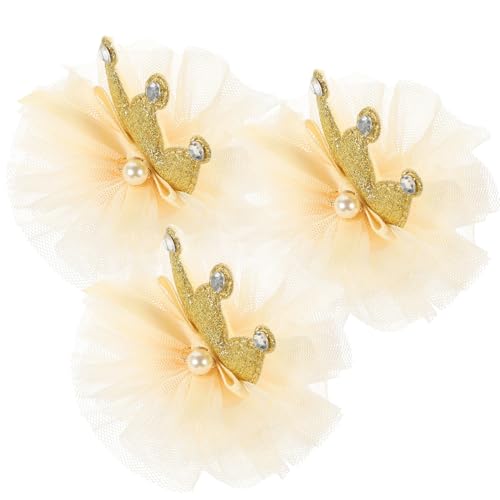 ERINGOGO 3 Stück Teiliges Haarspangen Krone Form Haarklammern Haarschmuck für Mädchen Langlebig Niedlich Modisch Geschenkidee für Geburtstag Alltag von ERINGOGO