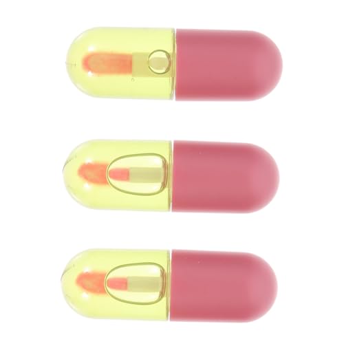 ERINGOGO 3 Stück Teiliges Magisches Farbwechselndes Lippenöl Feuchtigkeitsspendend und Nährend mit Schimmerndem Pflegt Trockene Lippen und Sorgt für Volle Lippen für Damen und Mädchen von ERINGOGO
