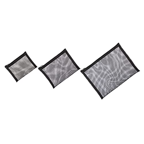 ERINGOGO 3 Stück Teiliges Set Transparente Netz Make Up Tasche Tragbare Kosmetiktasche für Reisen Leichte und Strapazierfähige Aufbewahrungstasche für Damen und Herren für Pflegeprodukte ERINGOGO 3 Stück Teiliges Set Transparente Netz Make Up Tasche Tragbare Kosmetiktasche für Reisen Leichte und Strapazierfähige Aufbewahrungstasche für Damen und Herren für Pflegeprodukte von ERINGOGO
