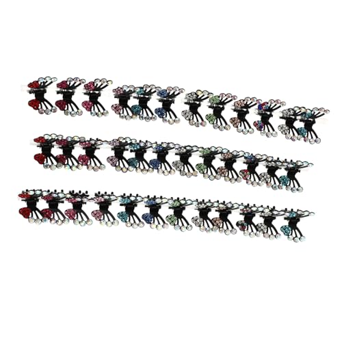 ERINGOGO 36 Stück Teiliges Bunte Kleine Haarklammern mit Strass für Frauen und Mädchen Robuste Abs Haarspangen Vielseitiger Haarschmuck für Alltag Partys und Festliche Anlässe ERINGOGO 36 Stück Teiliges Bunte Kleine Haarklammern mit Strass für Frauen und Mädchen Robuste Abs Haarspangen Vielseitiger Haarschmuck für Alltag Partys und Festliche Anlässe von ERINGOGO