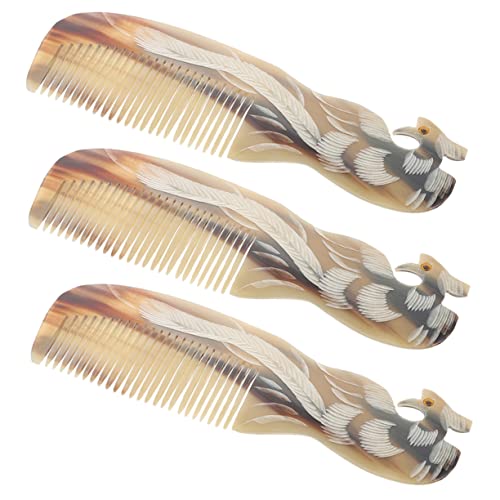 ERINGOGO 3stücke Kamm Mit Breiten Zähnen Für Lockiges Haar Haarkämme Für Damen Und Herren Entwirrungskamm Mit Glatter Oberfläche Robust Und Langlebig Leicht Zu Verwenden Und Aufzubewahren g von ERINGOGO