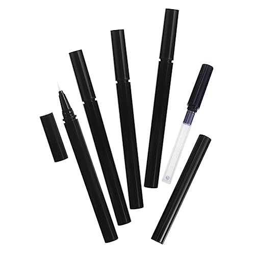 ERINGOGO 3Stücke Nachfüllbarer Eyeliner Behälter Eyeliner mit Verschiedenen Pinselspitzen für DIY Make Up und Langlebige Kosmetikbehälter für Unterwegs von ERINGOGO