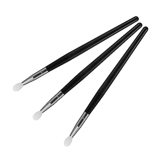 ERINGOGO 3stücke Teiliges Silikon Make-up Pinselset Für Lidschatten Und Lippenpflege Hautfreundlich Wiederverwendbar Leicht Zu Reinigen Für Reisen Und Täglichen Gebrauch von ERINGOGO