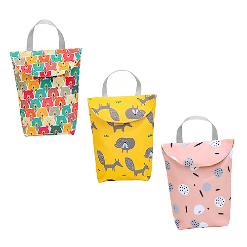 ERINGOGO 3stücke wasserdichte Und Wiederverwendbare Aufbewahrungstaschen Für Windeln Multifunktionale Tragbare Organizer Für Babyutensilien Kosmetika Und Mehr von ERINGOGO
