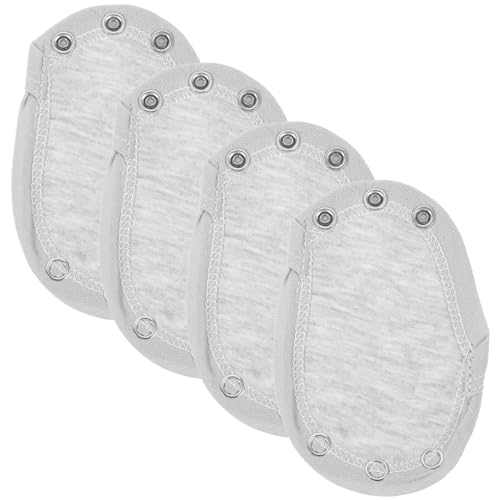 ERINGOGO 4 Stück Bodysuit Extender aus Doppellagigem Atmungsaktivem Baumwollstoff Verstellbare Druckknopf Verlängerung für Strampler und Jumpsuits Hautfreundlich Extra Wärme und für Junge von ERINGOGO