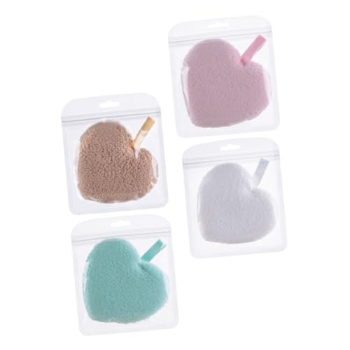 ERINGOGO 4 Stück Herzförmiger Gesichtsschwamm Wiederverwendbare Make up Entferner Pads Mikrofaserschwämme Für Gesichtsreinigung Und Peeling Umweltfreundliche Kosmetikschwämme Für ERINGOGO 4 Stück Herzförmiger Gesichtsschwamm Wiederverwendbare Make up Entferner Pads Mikrofaserschwämme Für Gesichtsreinigung Und Peeling Umweltfreundliche Kosmetikschwämme Für von ERINGOGO