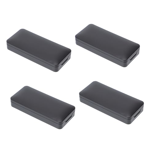 ERINGOGO 4 Stück Nachfüllbare Kompakte Lidschatten und Concealer Box aus Strapazierfähigem Material Tragbar Auslaufsicher für Make Up Liebhaber und Unterwegs Wiederverwendbarer Organizer von ERINGOGO