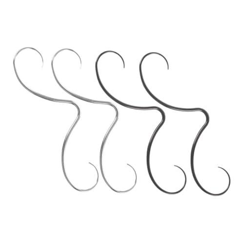 ERINGOGO 4 Stück Septum Piercing Schmuck für Damen und Herren Verstellbarer Nasenring Silber und Schwarz Einzigartiges und Vielseitiges Körperpiercing Zubehör ERINGOGO 4 Stück Septum Piercing Schmuck für Damen und Herren Verstellbarer Nasenring Silber und Schwarz Einzigartiges und Vielseitiges Körperpiercing Zubehör von ERINGOGO