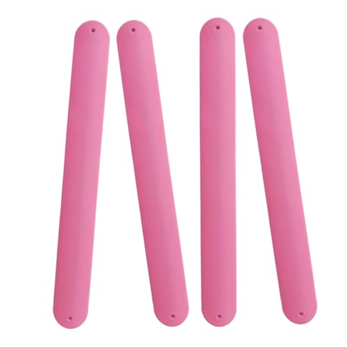 ERINGOGO 4stücke Silikon Slap Armbänder Farbige Slap Armbänder Diy Party Favors Junge Mädchen-schlagarmbänder Für Handgelenk von ERINGOGO