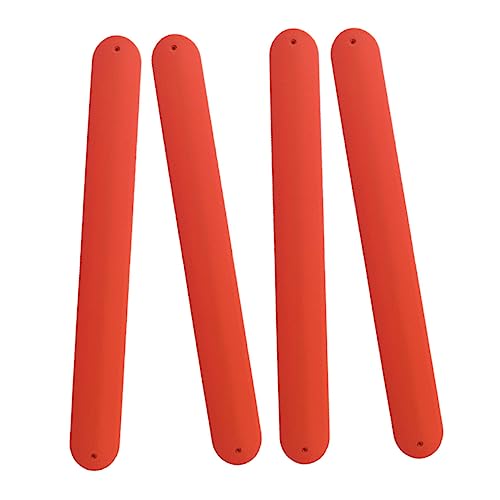 ERINGOGO 4stücke Bunte Silikon Slap Armbänder Diy Armbänder Aus Hochwertigem Silikon Und Stahl Für Kids Für Partys Und Feste Hautfreundlich Und Langlebig von ERINGOGO